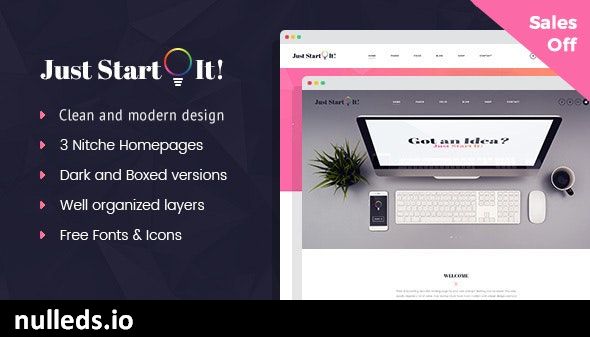 Just Start It - Corporate/Business WordPress Theme