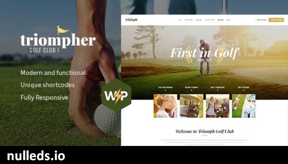 Triompher | Golf Course & Sports Club WordPress Theme