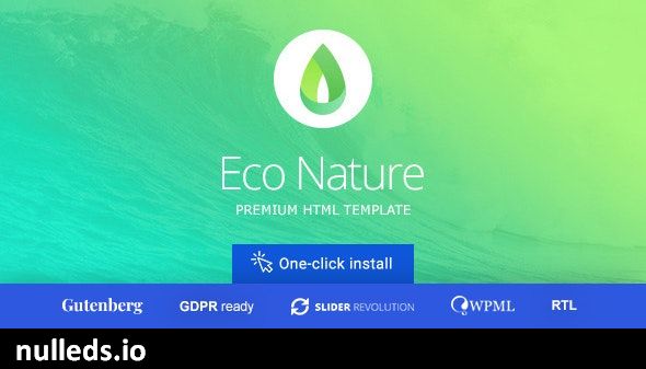 Eco Nature - Environment & Ecology WordPress Theme