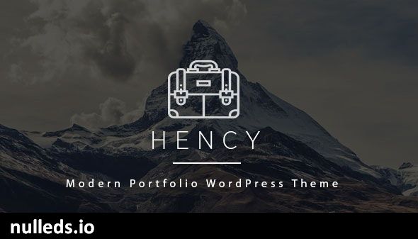 Hency - Photography and Portfolio WordPress Theme