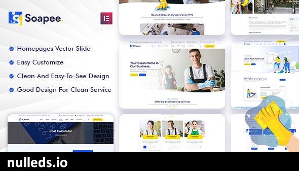 Soapee - Cleaning Services WordPress Theme