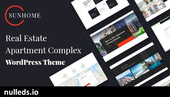 SunHome - Real Estate WordPress Theme