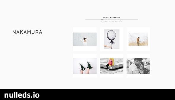 Nakamura - Minimal Photography and Portfolio WordPress Theme