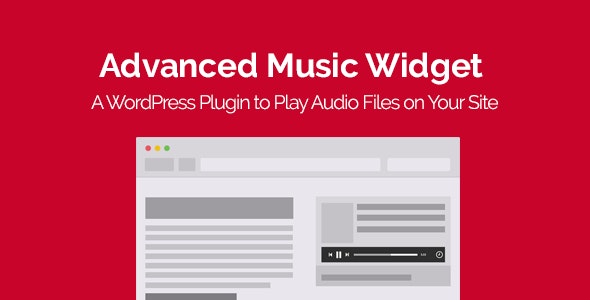 Advanced Music Widget WordPress Plugin