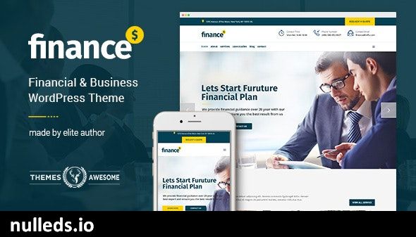 Finance - Business Accounting WordPress Theme