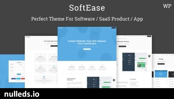 SoftEase - Multipurpose Software / SaaS Product WordPress Theme