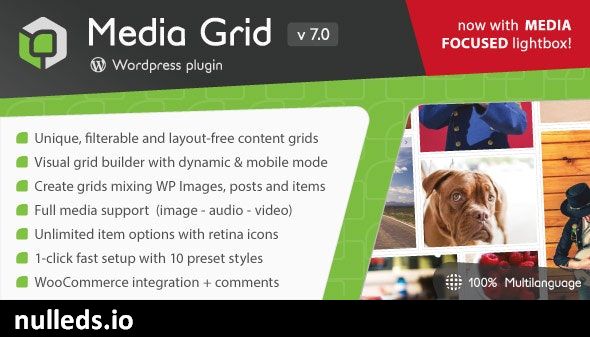 Media Grid - Wordpress Responsive Portfolio