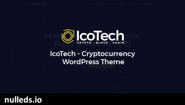 IcoTech - Crypto BlockChain WordPress Theme