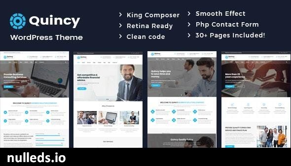 Quincy - Business Consulting WordPress Theme