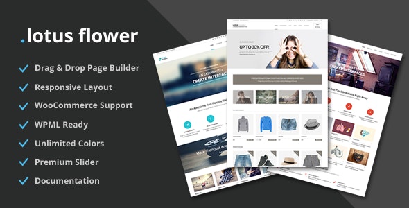 Lotus Flower - Flexible Multi-Purpose Shop Theme