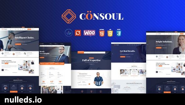 Consoul - Consulting Business WordPress Theme