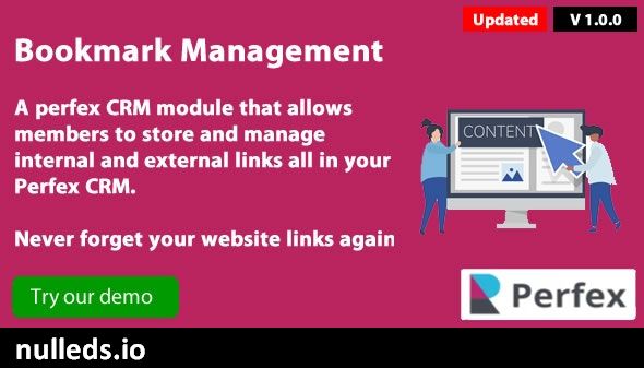 Bookmark links module for Perfex CRM