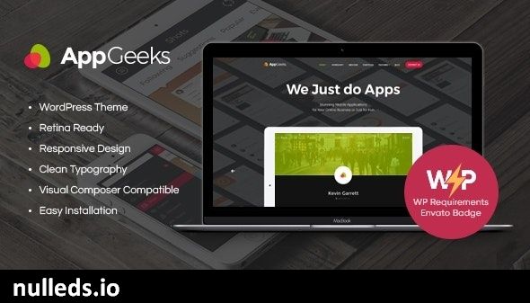 AppGeeks | A Web Studio & Creative Agency WordPress Theme