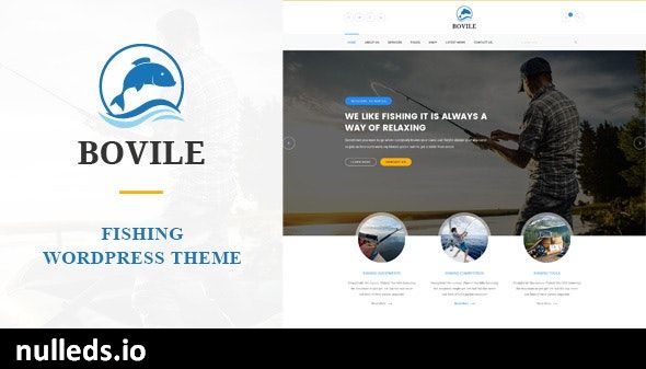 Bovile - Fishing WordPress Theme