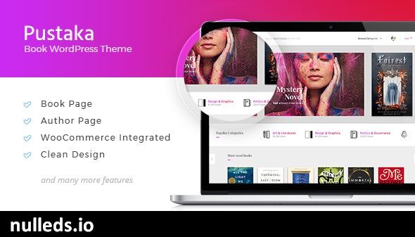 Pustaka - WooCommerce Theme For Book Store