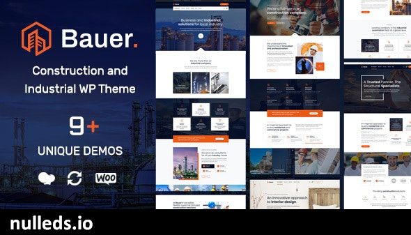 Bauer | Construction and Industrial WordPress Theme