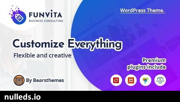 Funvita |  Business Consulting WordPress Theme