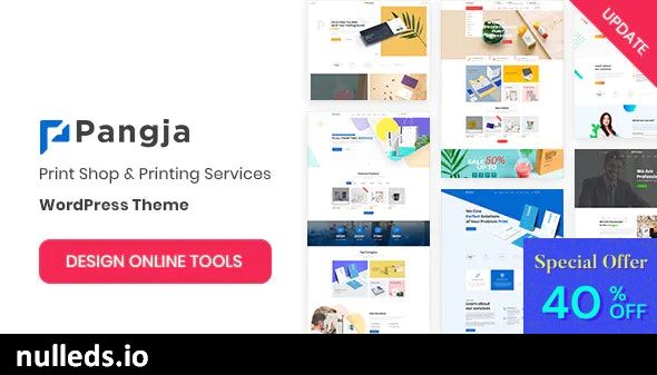 Pangja - Print Shop WordPress theme