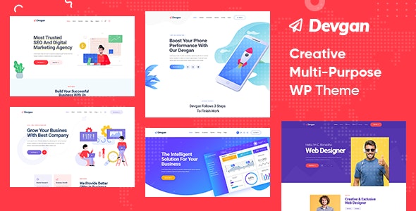 Devgan - Creative Multipurpose WordPress Theme