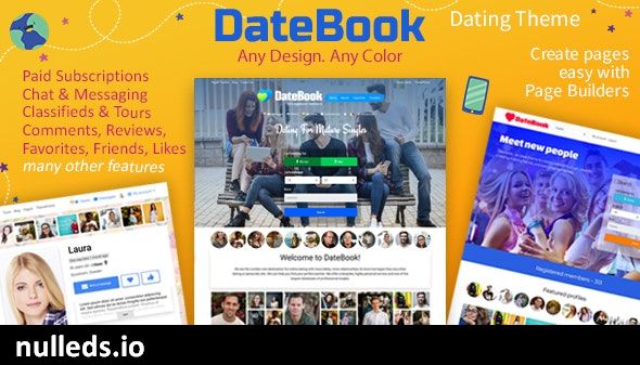 DateBook - Dating WordPress Theme