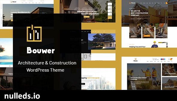 Bouwer - Architecture & Construction WordPress Theme