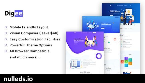 Digee - Digital Marketing Agency WordPress Theme