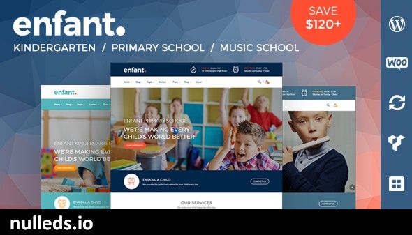 Enfant - School and Kindergarten WordPress Theme