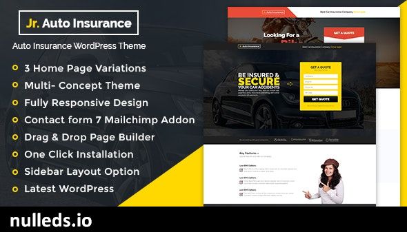 Auto Insurance WordPress Theme