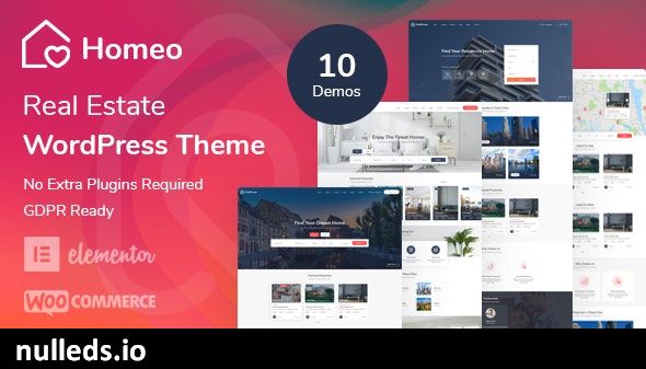 Homeo - Real Estate WordPress Theme