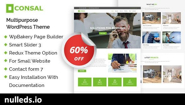 Consal - Corporate Business Agency WordPress Theme