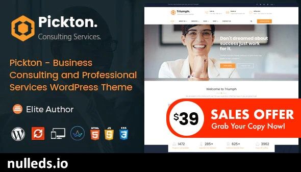 Pickton - Consulting WordPress Theme