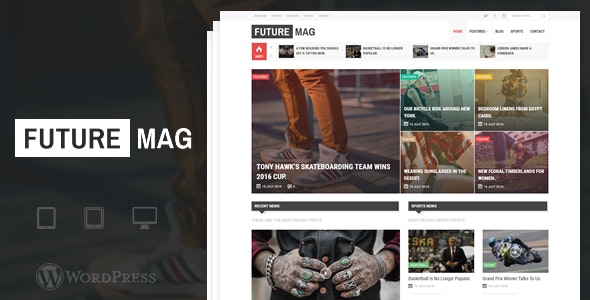 FutureMag - WordPress Magazine / News Theme