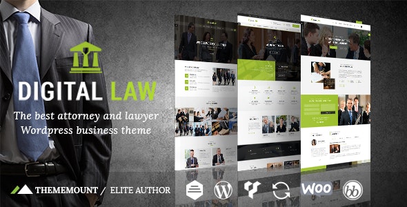 Digital Law | Attorney & Legal Advisor WordPress Theme