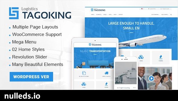 Tagoking - Logistics WordPress theme