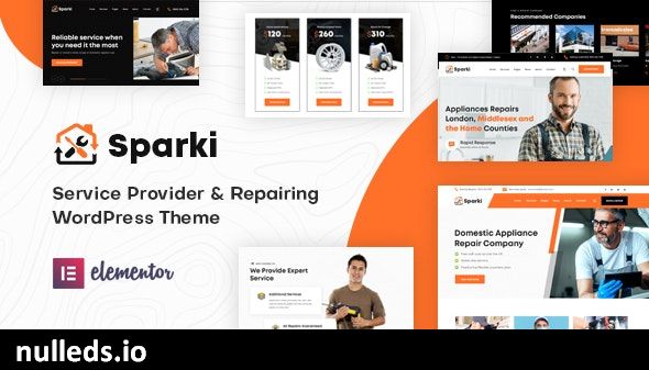 Sparki | Service Repair WordPress Theme