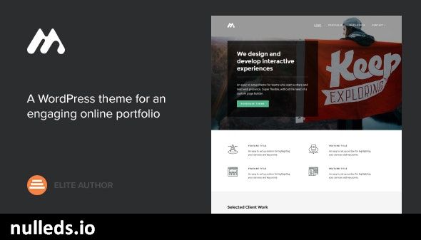 Meth - A Minimal One Page Portfolio Theme