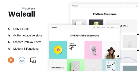 Walsall - Minimal Agency WordPress Theme