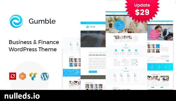 Gumble - Business and Finance WordPress Theme