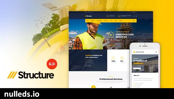 Structure - Construction Industrial Factory WordPress Theme