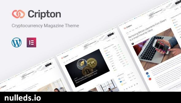 Cripton | Cryptocurrency Elementor Magazine WordPress Theme