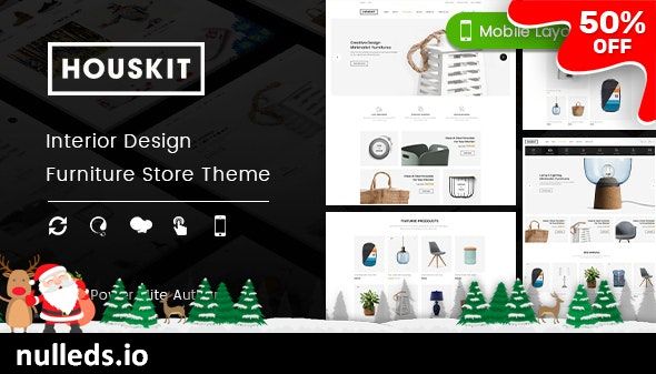 Houskit - Interior Design & Furniture Store WordPress Theme (Mobile Layout Ready)