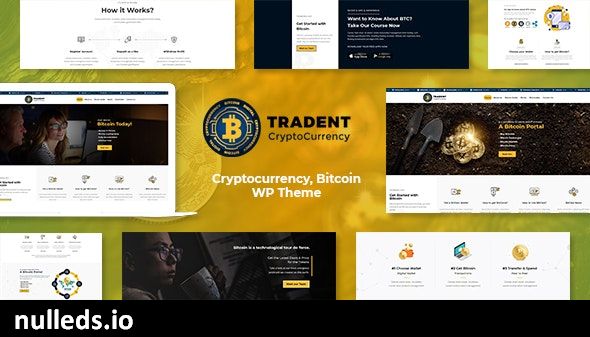 Tradent - Cryptocurrency, Bitcoin WordPress Theme