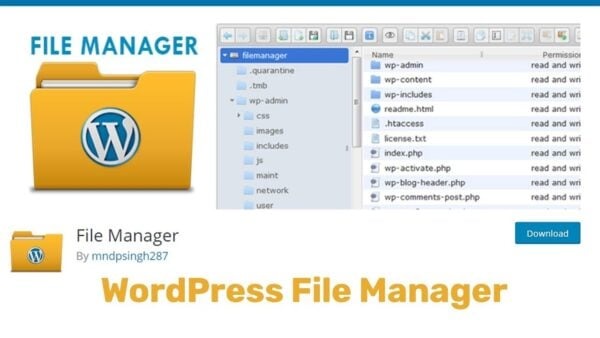 Free Download File Manager v7.5.6 Plugin For WordPress