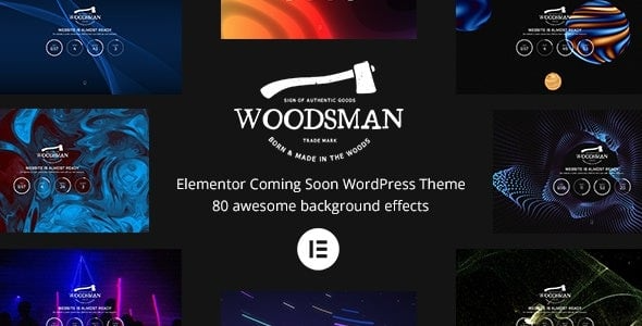 Free Download Woodsman v4.0.0 Exclusive Coming Soon WordPress Theme